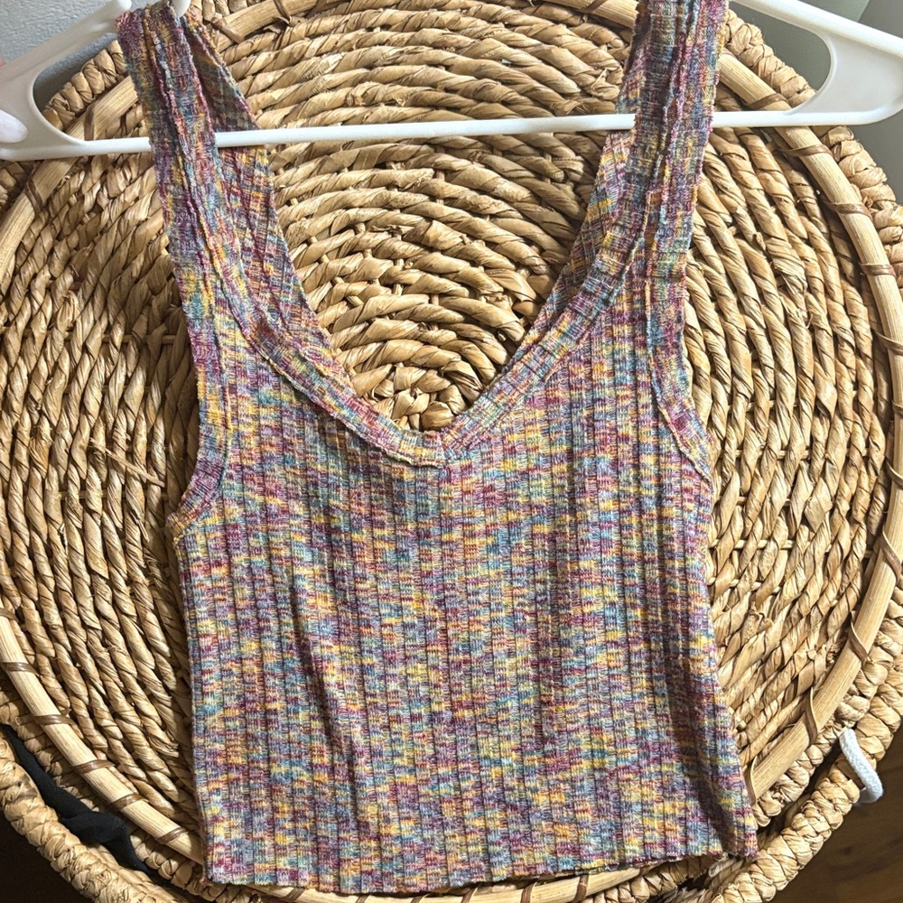 Urban Outfitters Colorful Knit Tank Top